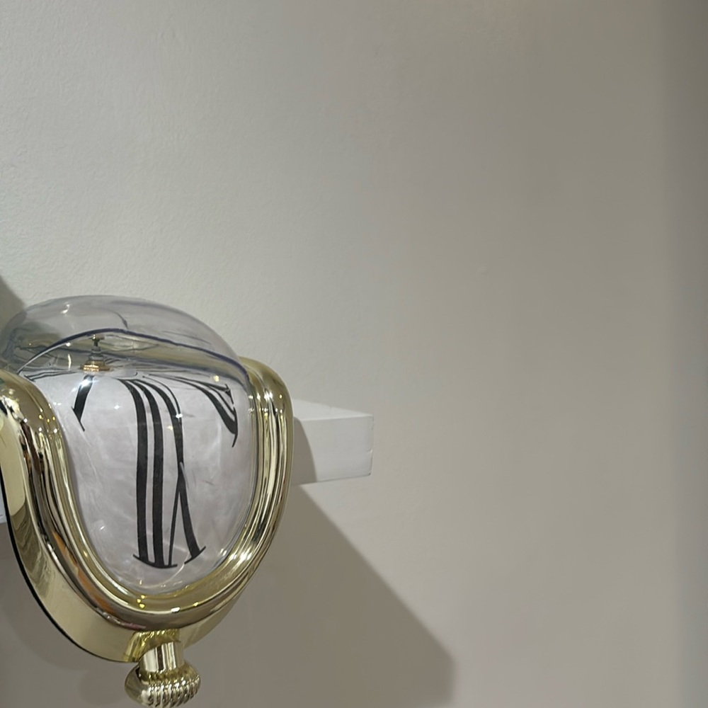 melting clock home decor